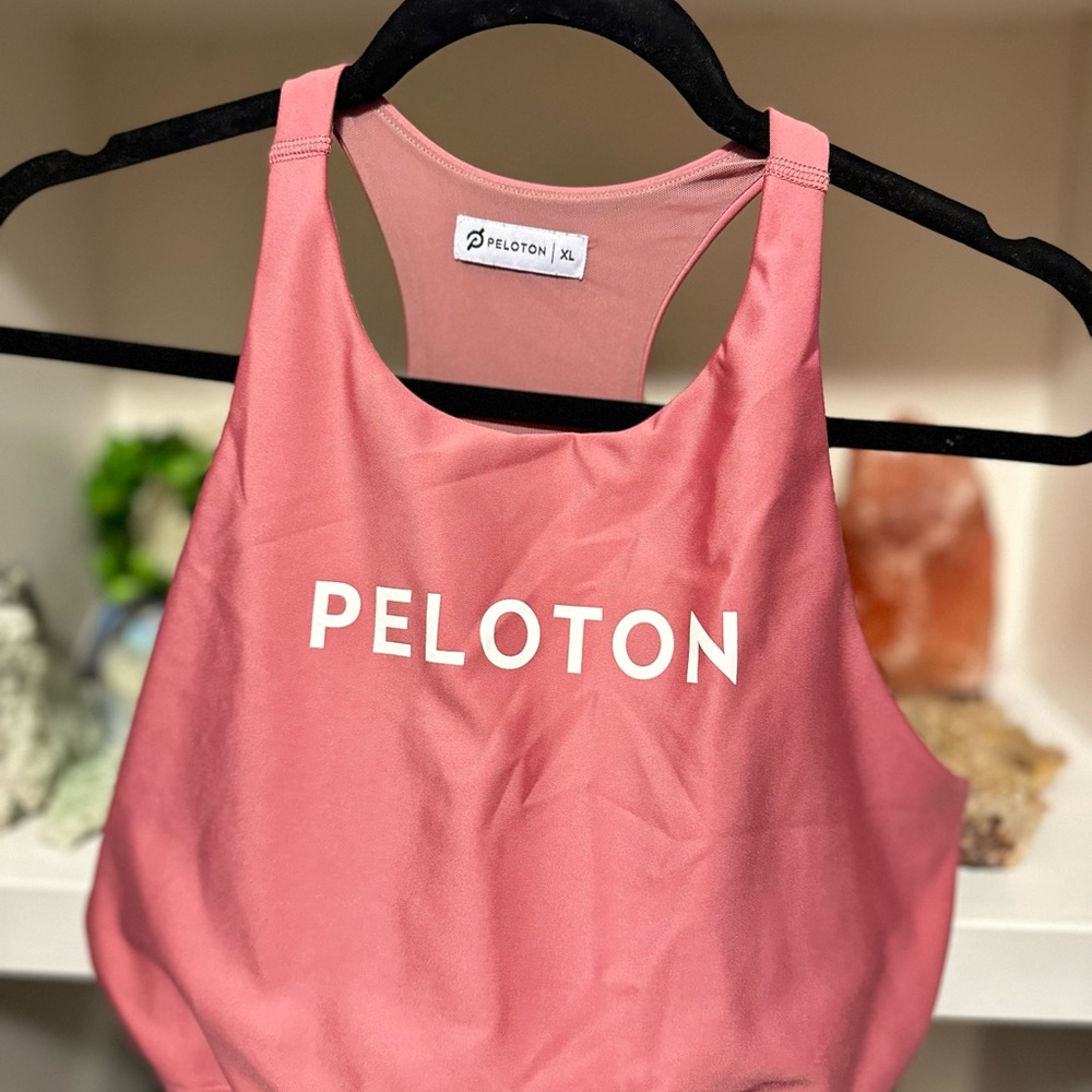 Peloton Coral Racerback Tank